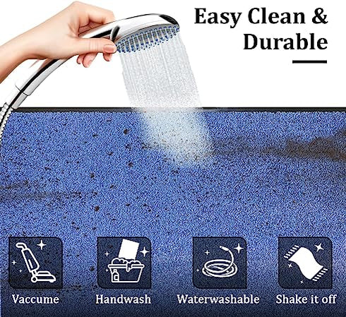 WC Bath Mat - Blue